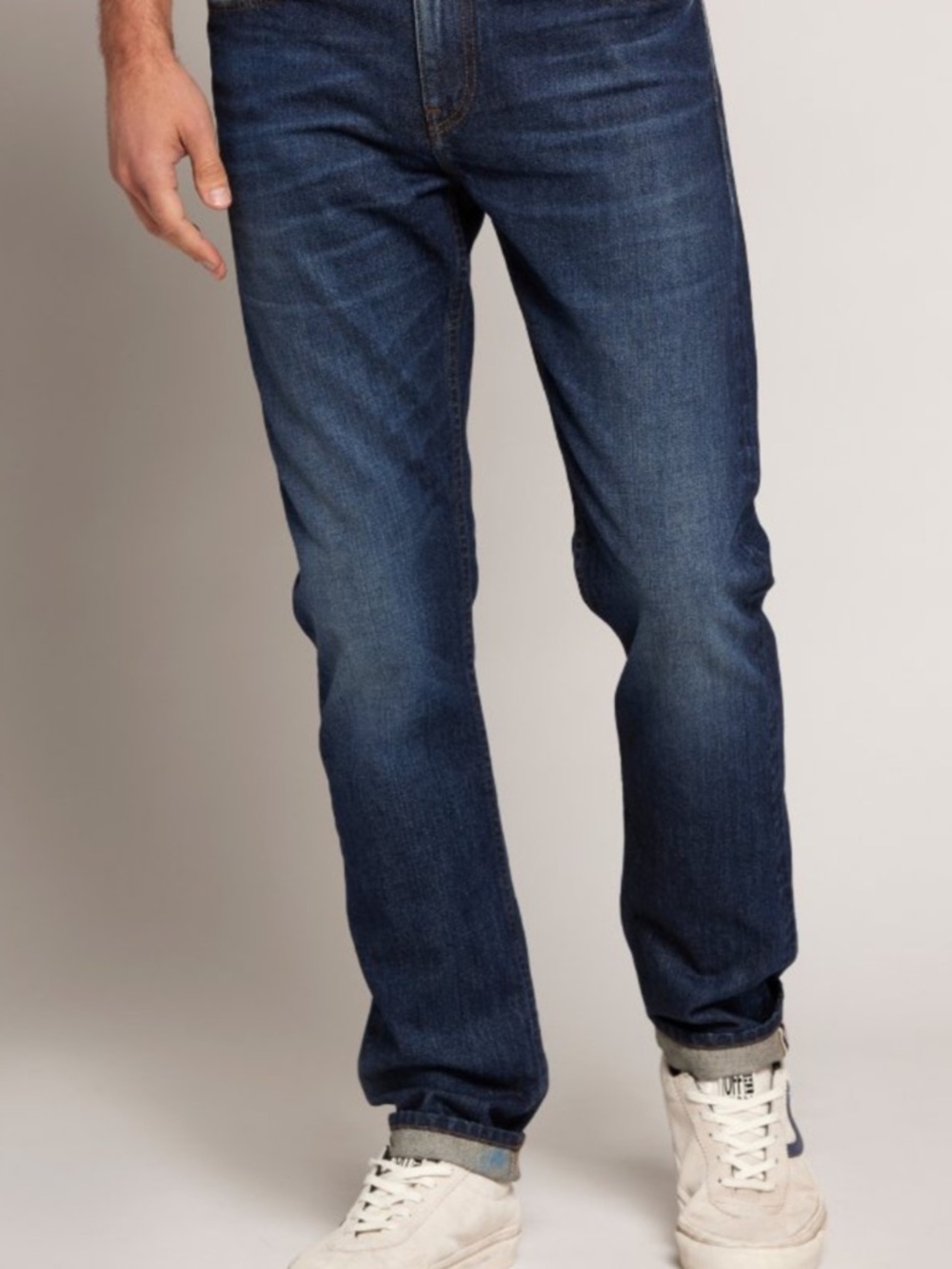 Current/Elliott Indigo Straight Jeans 27/29